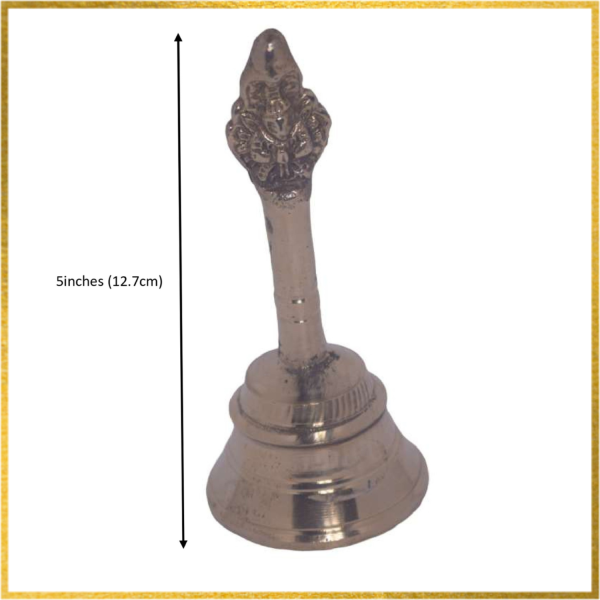 Best Quality Brass Metal Narasingha Bell 5 inches